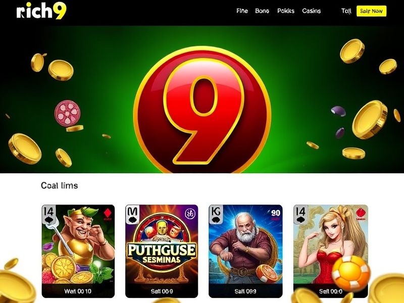 Welcome to rich9 login.com – Australia's trusted online gambling platform. Experience secure, fast access to our live casino, sports betting, and pokies. Join today for exclusive bonuses and top-tier gaming.